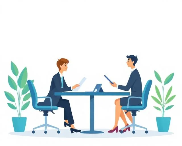 Persoonlijke consultatie met advocaat op kantoor